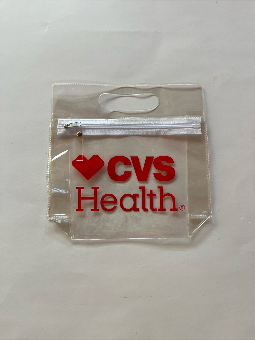 Clear Zipper Bag, 9.5 x 9.5 inches